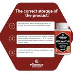 Astaxanthin AstaReal 10mg with Vitamin E - Vegan 60 Capsules