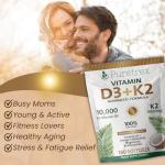 Vitamin D3 + K2 Softgels for Immune Support