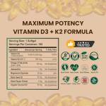 Vitamin D3 + K2 Softgels for Immune Support
