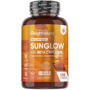Sunglow Tanning Tablets with Beta Carotene 120ct
