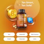 Sunglow Tanning Tablets with Beta Carotene 120ct