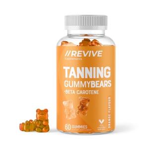 Revive Vegan Tanning Gummies with Beta Carotene