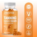 Revive Vegan Tanning Gummies with Beta Carotene