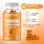 Revive Vegan Tanning Gummies with Beta Carotene