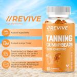 Revive Vegan Tanning Gummies with Beta Carotene