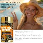 Vitaminnica Sunscreen Tanning Accelerator Capsules - 60 Vegan