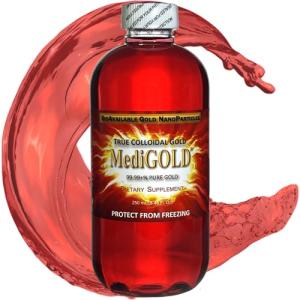 MediGOLD True Colloidal Gold - 250 mL Bottle