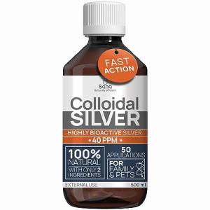 Colloidal Silver 40 PPM 500 ml for Humans and Pets