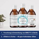 Colloidal Silver 500 ml - 3 Pack, 40 ppm