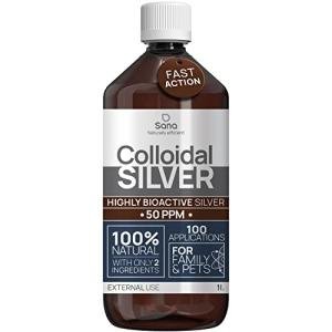 Colloidal Silver 50 PPM for Humans & Dogs