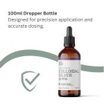 Nature's Secret Premium Colloidal Silver 100ml Dropper