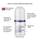 Natural Aluminium-Free Colloidal Silver Deodorant 50ml