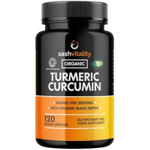Organic Turmeric Curcumin with Black Pepper Capsules