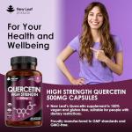 High Strength Quercetin 500mg Antioxidant Capsules