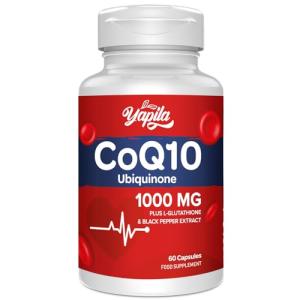 CoQ10 with L-Glutathione 1000mg Capsules