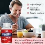 CoQ10 with L-Glutathione 1000mg Capsules