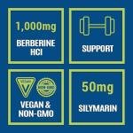 Herbal Supplements 1000mg - 4 Pack Vegan Capsules