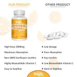Liposomal Vitamin C 2000mg Capsules - 3 Pack