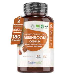 Organic Mushroom Complex with Turmeric & Ginger