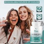 Vinco Alpha GPC 600mg - Pure Choline Supplement