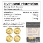 Magnesium Glycinate & Shilajit for Sleep Support