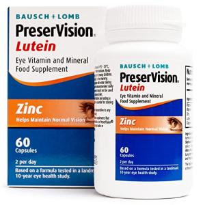PreserVision Lutein Eye Health Supplement Capsules