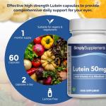 Lutein 50mg Capsules with Vitamin A & Riboflavin