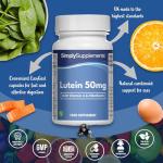Lutein 50mg Capsules with Vitamin A & Riboflavin