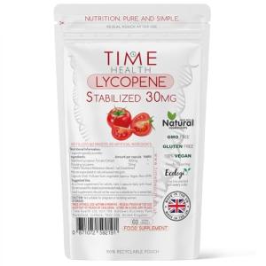 30mg Lycopene Capsules - Vegan Tomato Extract, No Additives