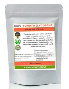 Natural Tomato Capsules 1000mg with Lycopene 120ct