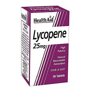 HealthAid Lycopene 25mg - 30 Tablets Pack