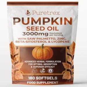 Pumpkin Seed Oil Supplement with Zinc and Lycopene