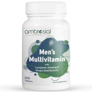 Men's Multivitamin with Ginseng & Lycopene, 120 Tablets