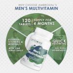 Men's Multivitamin with Ginseng & Lycopene, 120 Tablets