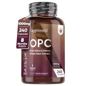 High-Strength Grape Seed Extract 1000mg Capsules