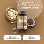Lion's Mane Supplement 2000mg - 365 Vegan Tablets