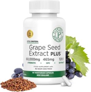 Grape Seed Extract Capsules for Blood Flow Support
