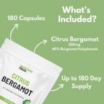 Citrus Bergamot Extract 500mg - 180 Capsules
