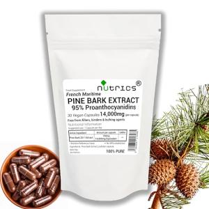Nutrics 14000mg Maritime Pine Bark Extract Capsules