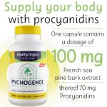 Healthy Origins Pycnogenol 100mg Vegan Capsules