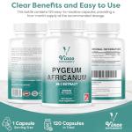 Vinco Pygeum Africanum 4,000mg Prostate Support Capsules