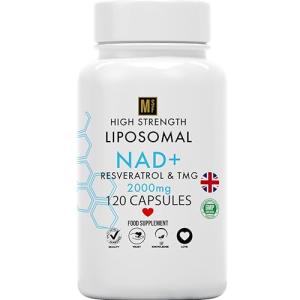 NAD+ Resveratrol TMG 2000mg Capsules - 120 Counts