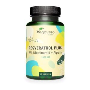 Vegavero Trans Resveratrol 1000 mg - Vegan Anti-Aging