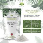 Pure Trans Resveratrol Powder - 20g High Absorption