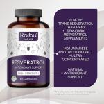 Pure Trans Resveratrol Supplement for Antioxidant Support