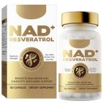 NAD+ 1000 mg Supplement with Resveratrol for Energy