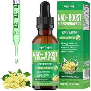 NAD+ Boost Liquid Drops for Energy & Focus