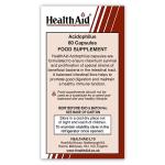 HealthAid Acidophilus Probiotic, 60 Vegicaps
