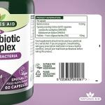 Nature's Aid Gut Health Probiotic Supplement – 60 Capsules