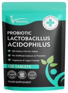 Acidophilus Probiotic Tablets for Digestion Support